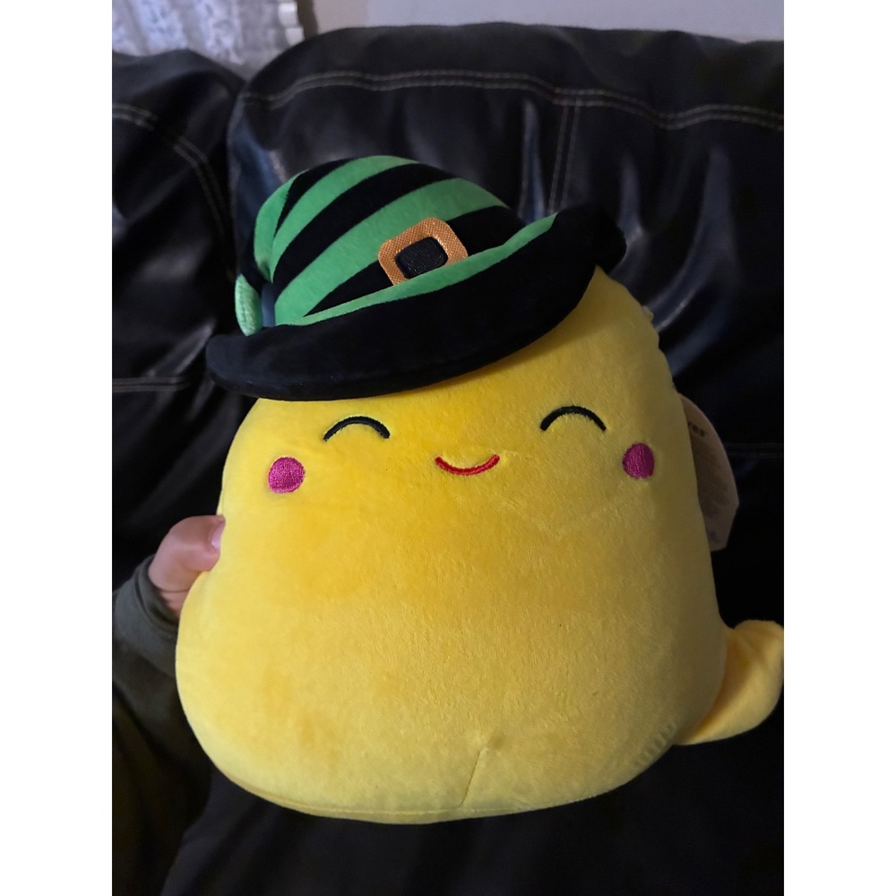 Squishmallows Miss Chatty Halloween Ghost Plush 8 Inch Yellow
